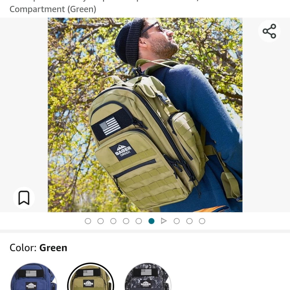 Tactical diaper bag - Picture 3 of 3